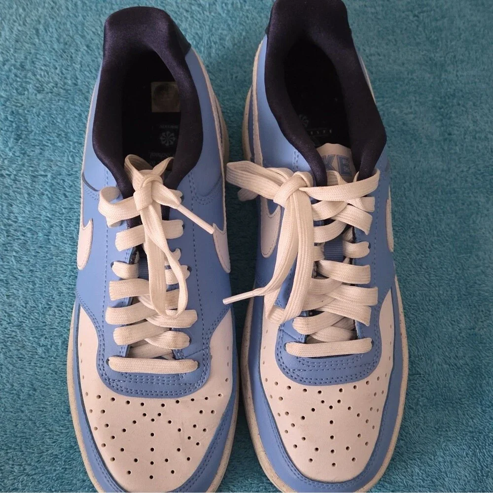 Nike Court Vision Low Next Nature White Light Photo Blue Sneakers DH2987-105 Siz
